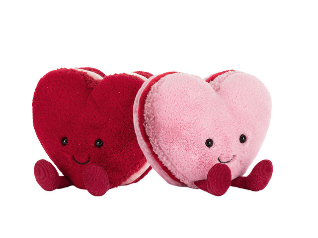 Teddy Bear n Doll - Jelly Cat Amuseables Heart Macaron  - TJ0112A6 Photo